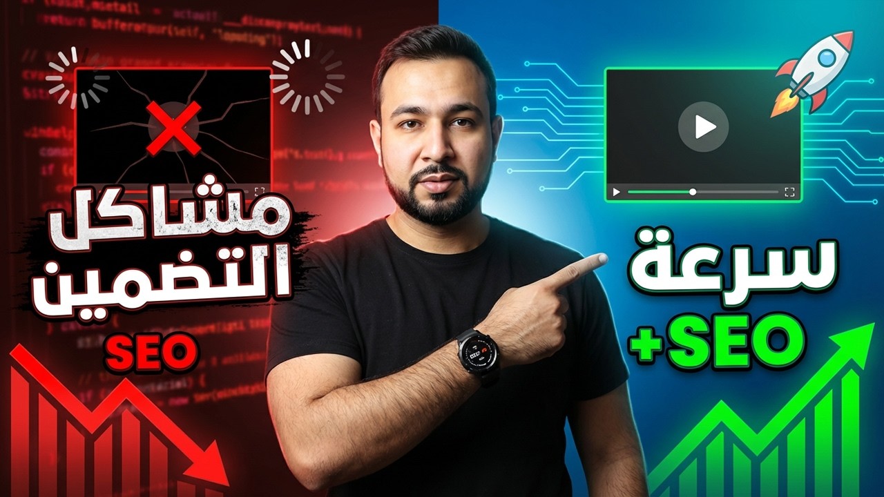 حل مشاكل تضمين الفيديوهات في المقالات | زيادة سرعة وتوافق المقال مع معايير السيو