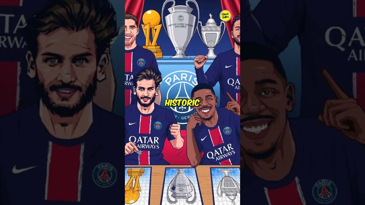 PSG about to win the historic treble 🧐🤔