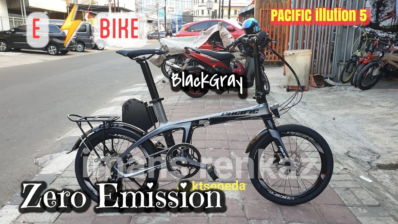 Sepeda lipat EBike Pacific illution 5.0 | electric Bike Carbon Frame