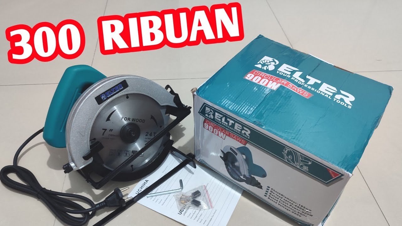 Cara Pasang Mata Gergaji Circular Saw BELTER Review Circular Saw Atau Gergaji Serkel
