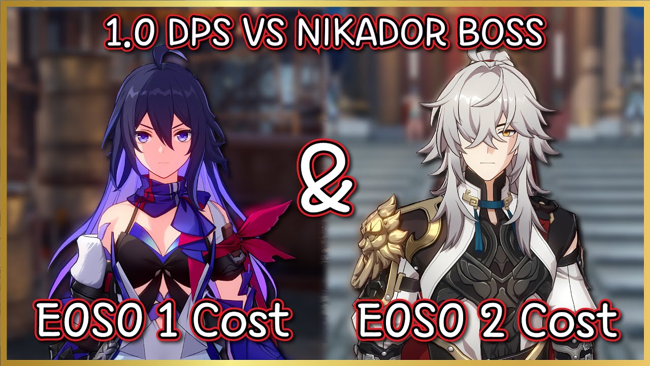 1.0 DPS vs MoC12 Nikador Showcase! | 1 Cost E0S0 Seele & 2 Cost E0S0 Jingyuan Clear!