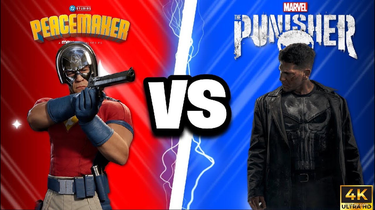 Peacemaker VS The Punisher Lethal Justice Comparison 4K #peacemaker  #batman  #batmanarkhamknight