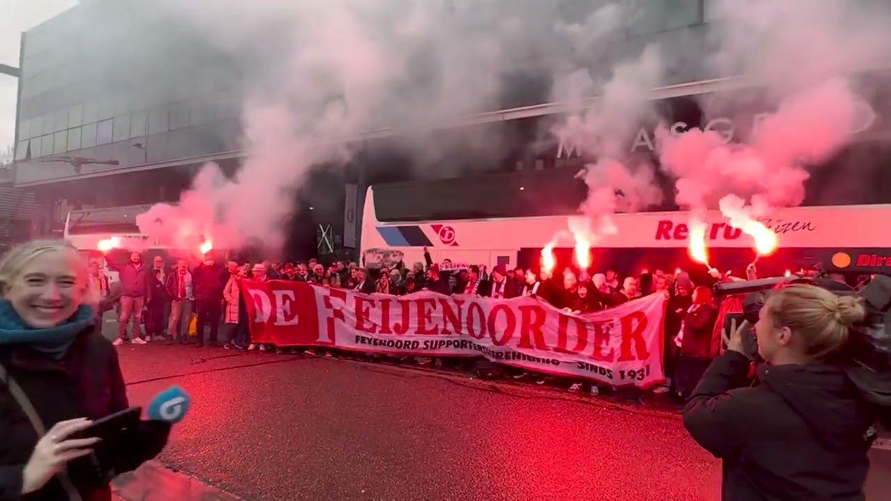 Busreis De Feijenoorder: Terugkomst uit Manchester