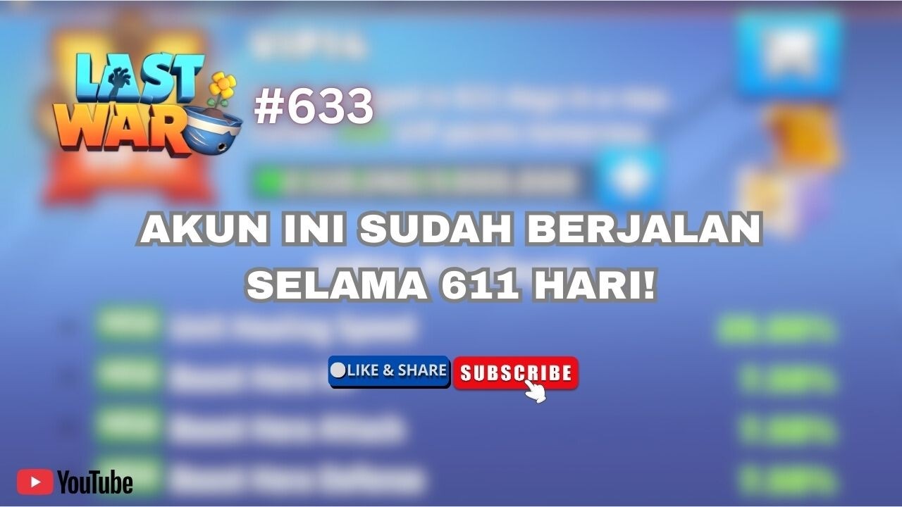 Review Squad Saya yang Sudah Berjalan 611 Hari | Last War Indonesia