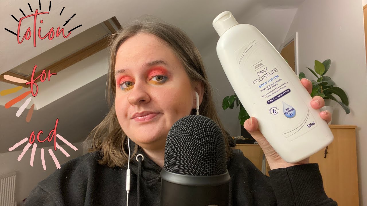 ASMR // sensitive repetitive lotion for OCD