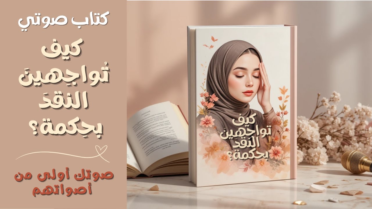 كتاب صوتي: كيف تُواجِهين النقد بحكمة؟ ردي بوعي وثقة!