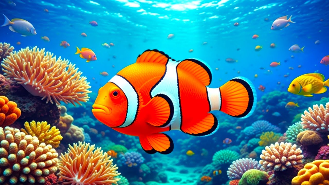 The Best 4K Aquarium - Dive Into The Mesmerizing Underwater Realm, Sea Jellyfish, Coral Reefs