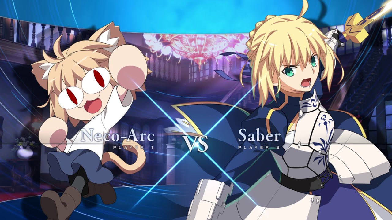 Neco Arc (EX) vs Saber (EX) 【MELTY BLOOD TYPE LUMINA】