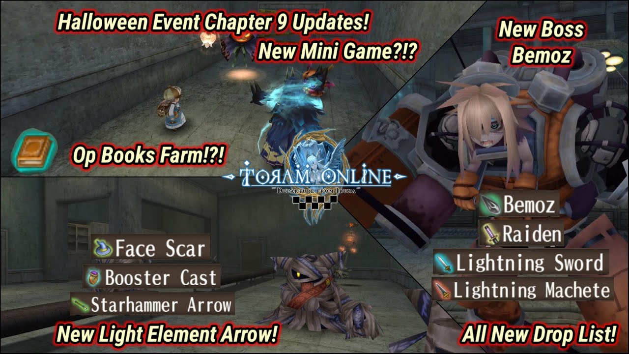 Toram Online - New Halloween Chapter 9 Updates & New Halloween Mini Game with Broken Rewards!?!