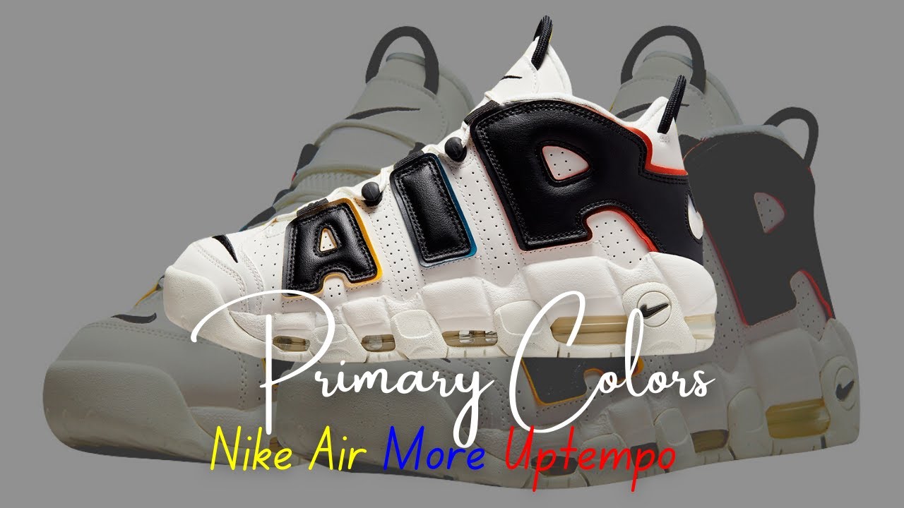 Nike Air More Uptempo Primary Colors