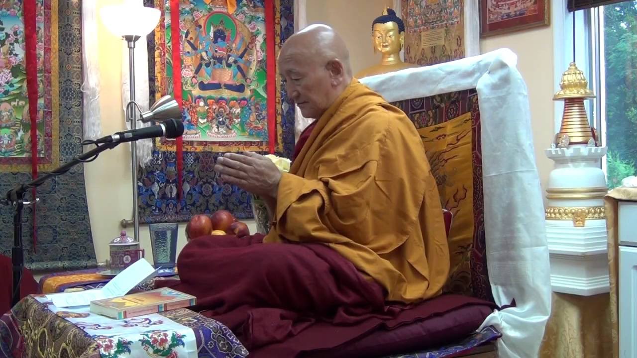 The Song of the Four Mindfulnesses Taught by Gyumed Khensur Rinpoche Lobsang Jampa, Class One