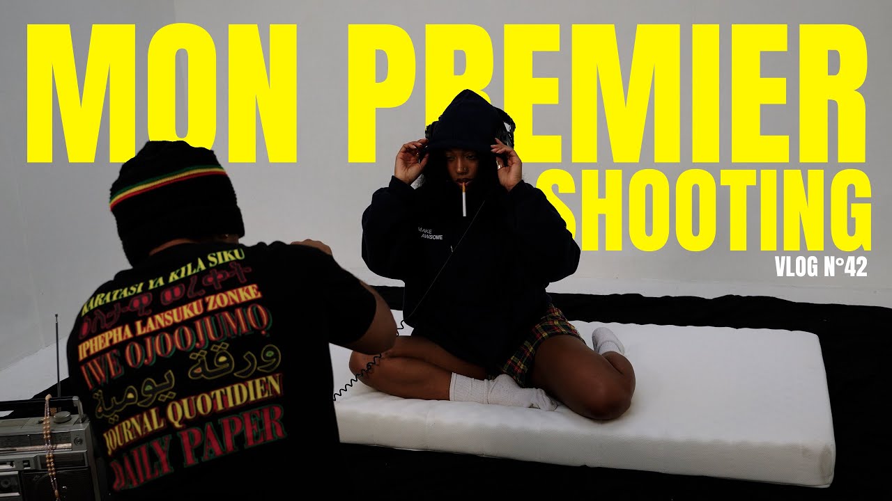 MON PREMIER SHOOTING EN STUDIO