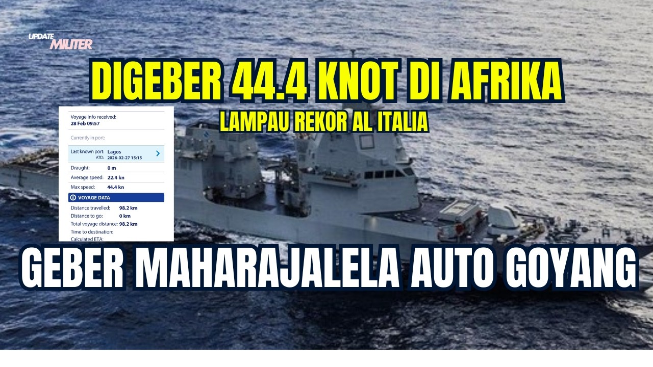 GILA! 6 000 TON TEMBUS 44,4 KNOT! KRI PRABU SILIWANGI RESMI PECAHKAN REKOR MOROSINI