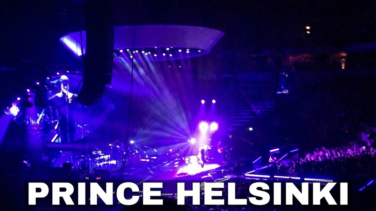PRINCE LIVE performing Purple Rain in Helsinki, Finland