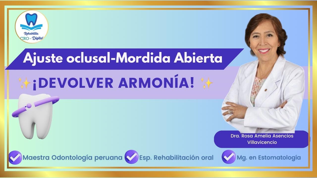 Ajuste oclusal Mordida abierta