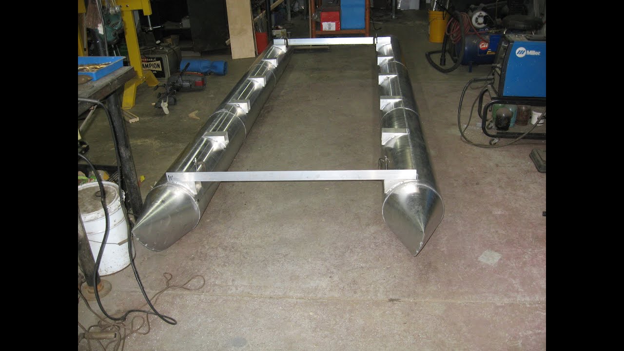 Homemade mini pontoon