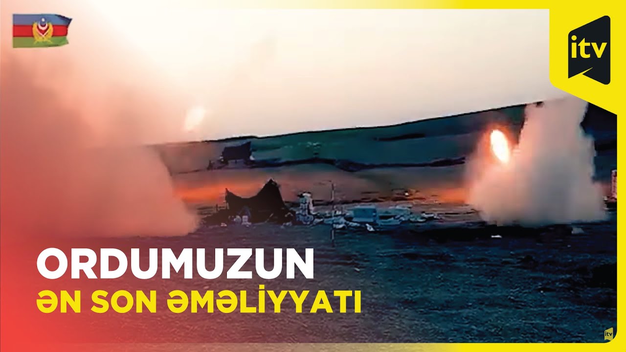 Müdafiə Nazirliyi antiterror əməliyyatından görüntülər yaydı