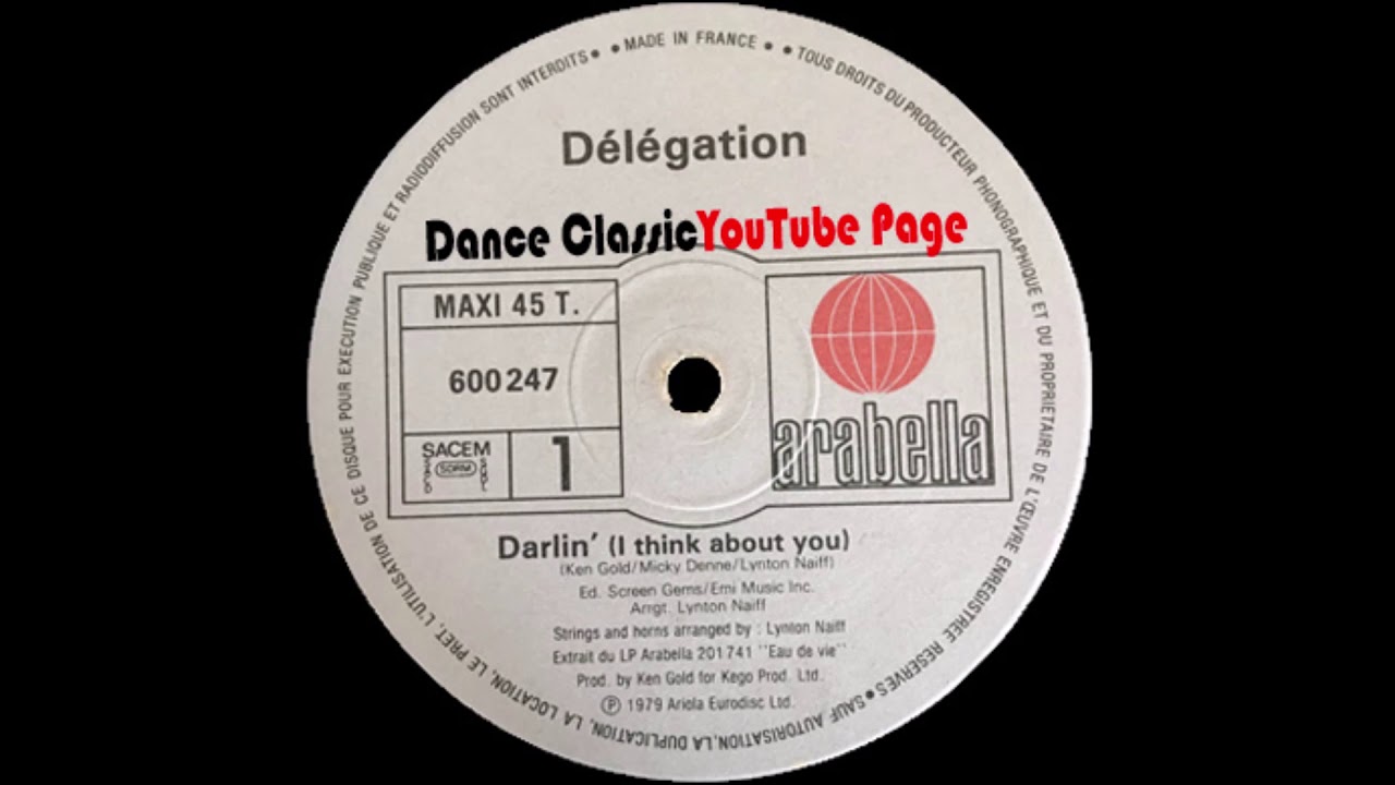 Delegation - Darlin' (I Think About You) (Long Version)