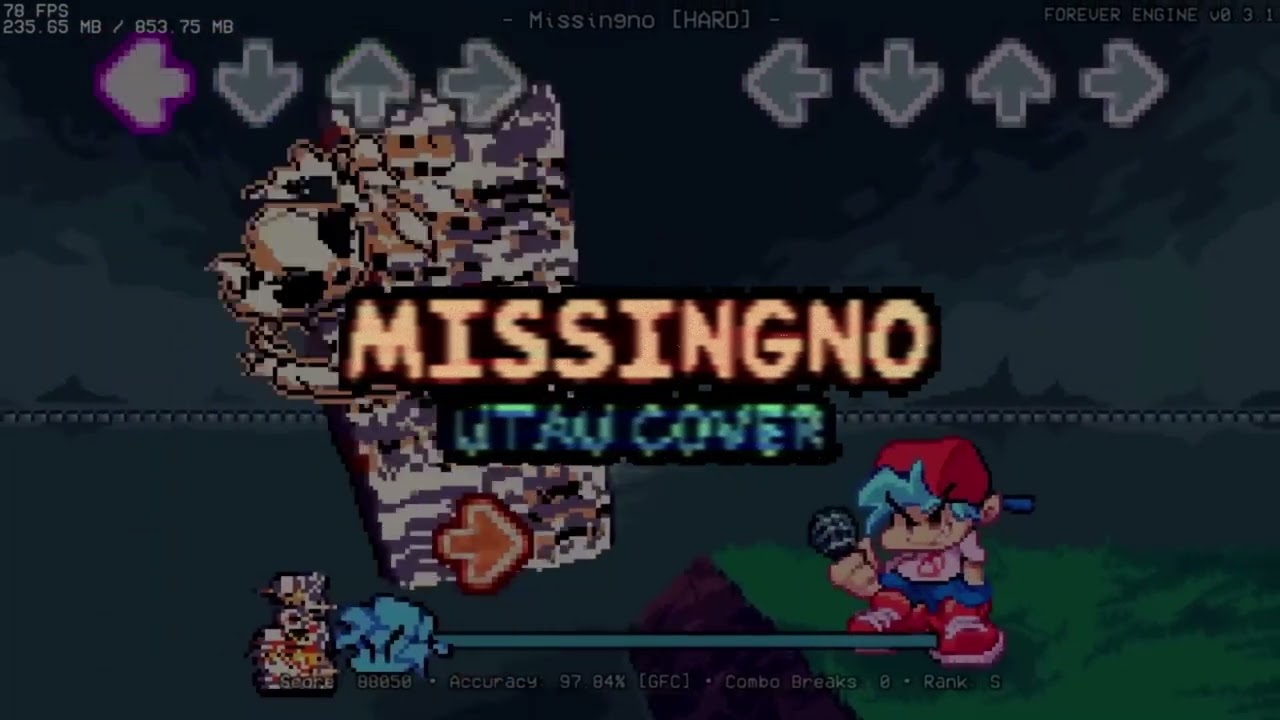 Friday Night Funkin Vs Hypno Lullaby - Missingno V2 (UTAU Version)
