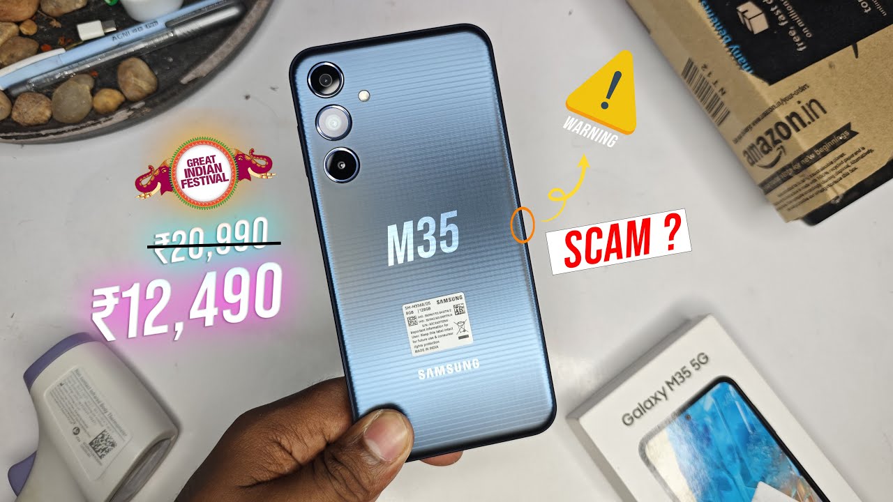 Samsung M35 5G Unboxing & Review - Amazon Sale Unit 2024 | ₹12,490 | Scam ?🤯😡