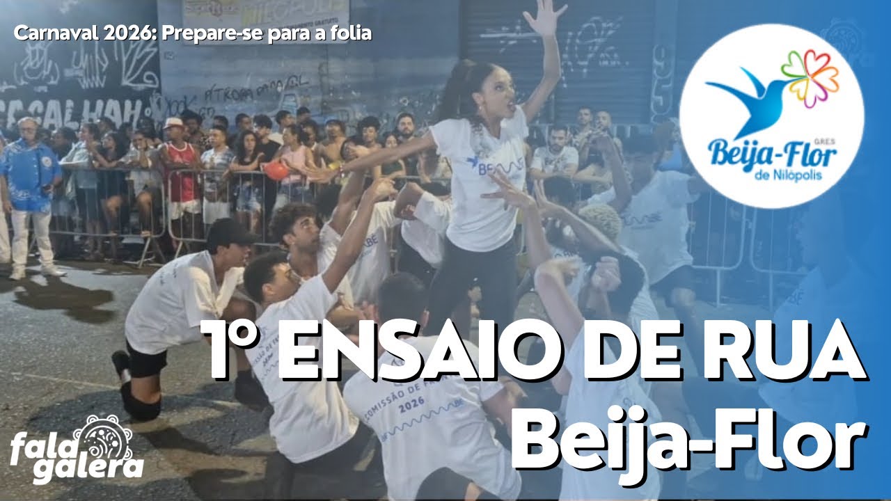 BEIJA-FLOR 2026  | ENSAIO DE RUA NA MIRANDELA