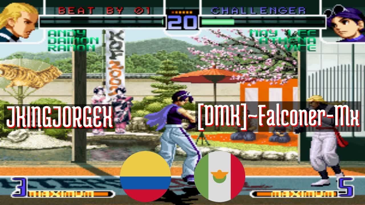 @kf2k2pls: JKINGJORGEX (CO) vs [DMK]~Falconer-Mx (MX) [KOF 2002 Plus kf2k2 Fightcade] Jul 28