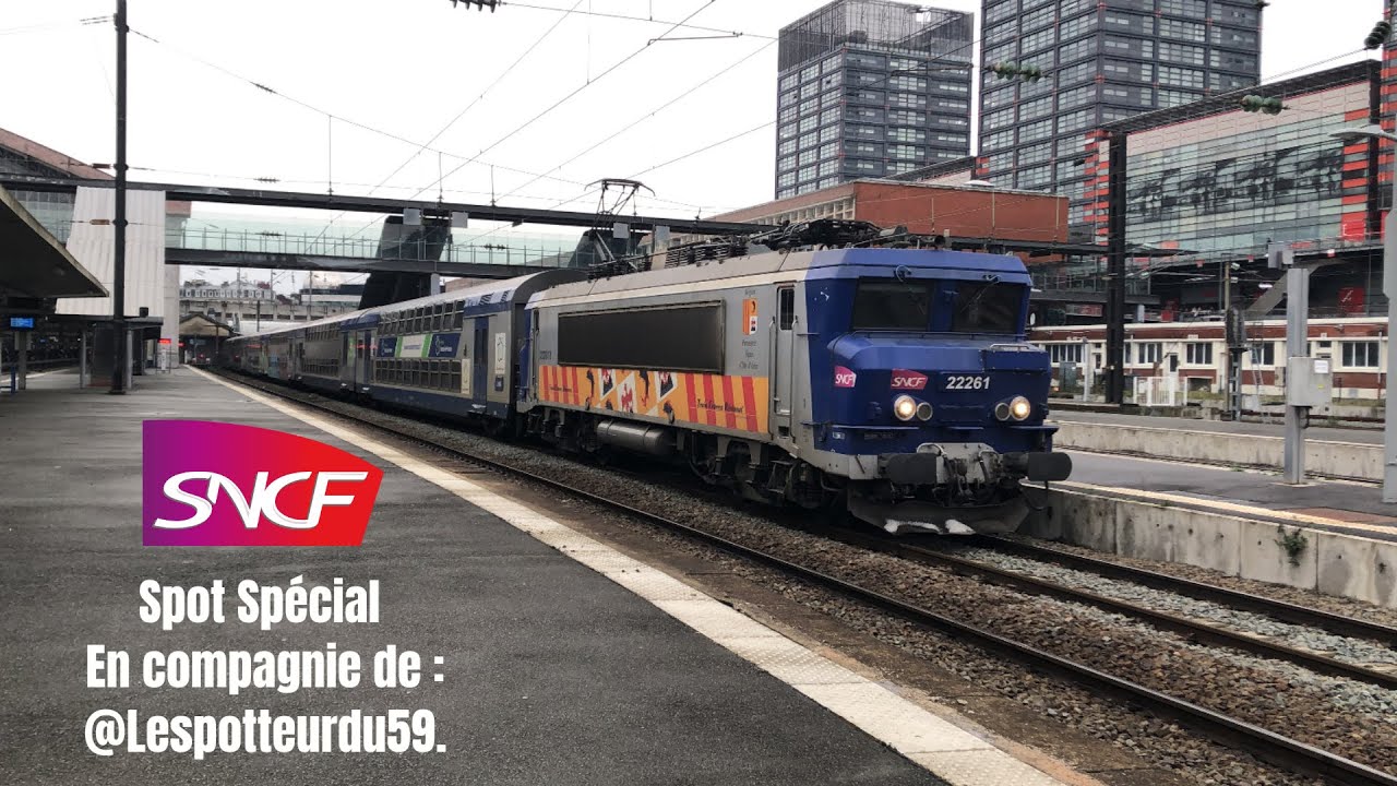 [ COMPILATION SPÉCIAL ] Spot en Gare de Lille Flandres en compagnie de : @Lespotteurdu59
