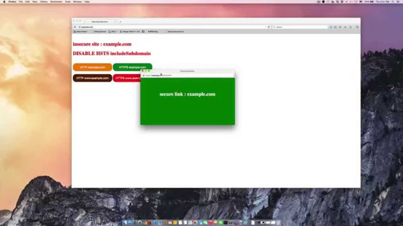HSTS -  HTTP Strict Transport Security