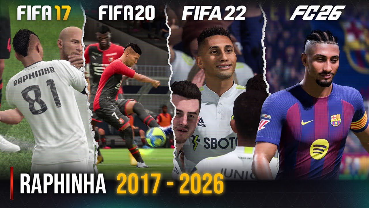 Гол Рафиньи в каждой игре FIFA | 2017 - 2026 |