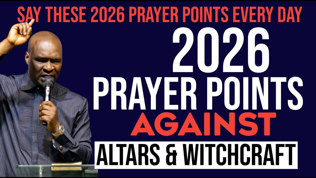 2026 New Year Prayer Against Evil Altars and Witchcraft, Enter the Year Cover |Apostle Joshua Selman