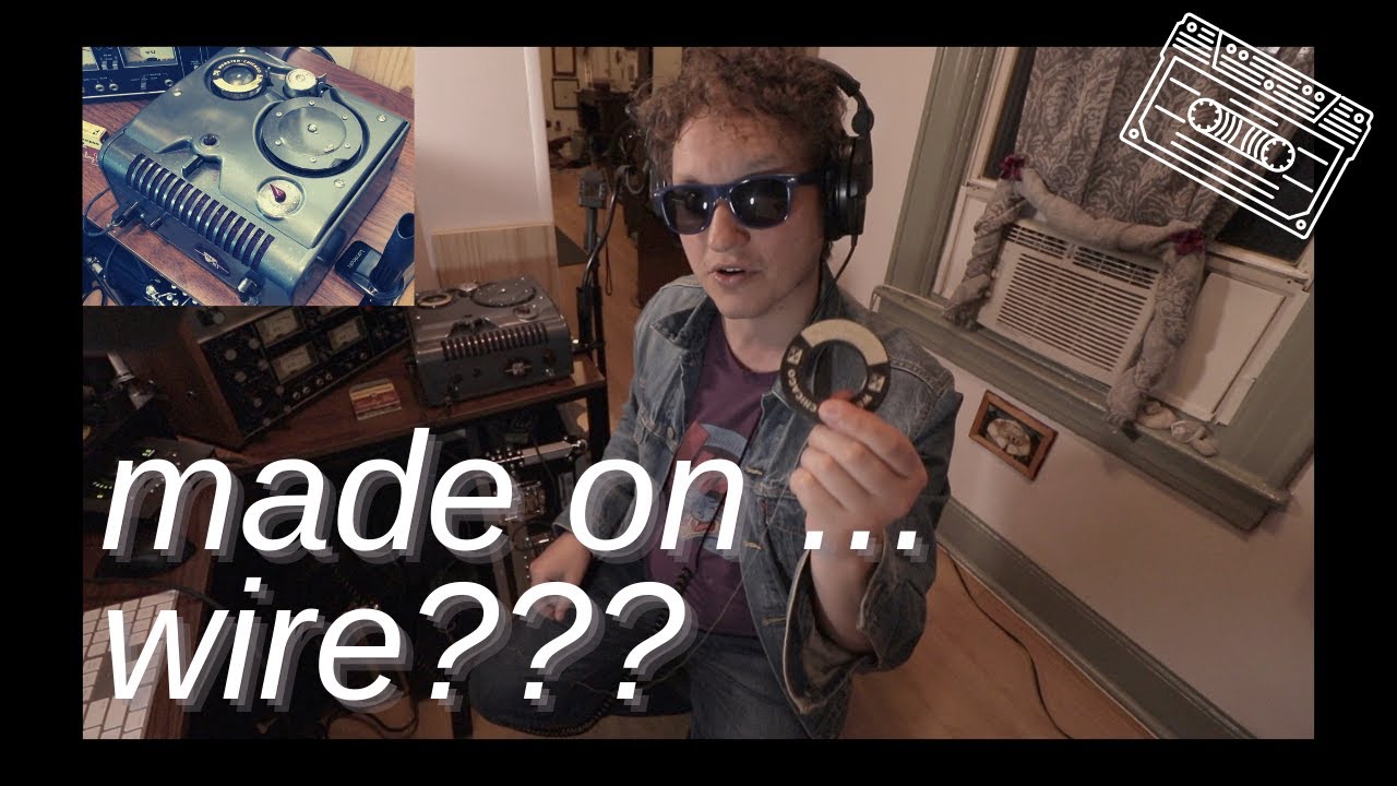 What is a Wire Recorder? Webster-Chicago 