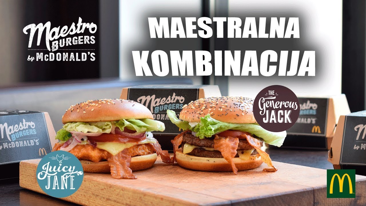 ŠDJ PREMIJERA - McDONALD'S MAESTRO BURGERS