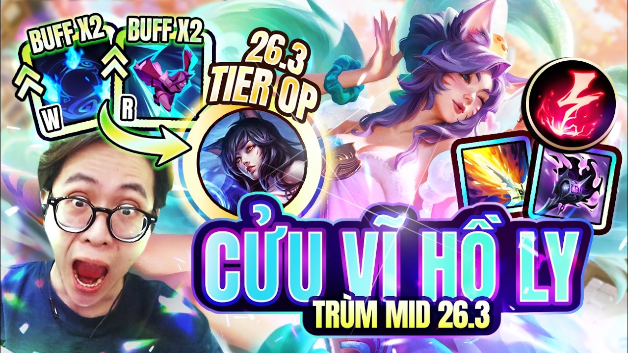 LÝ DO AHRI ĐUỐC LỬA ĐEN VỚI BUFF 26.3 ĐANG THỐNG TRỊ NHIỀU SERVER | HÀ TIỀU PHU