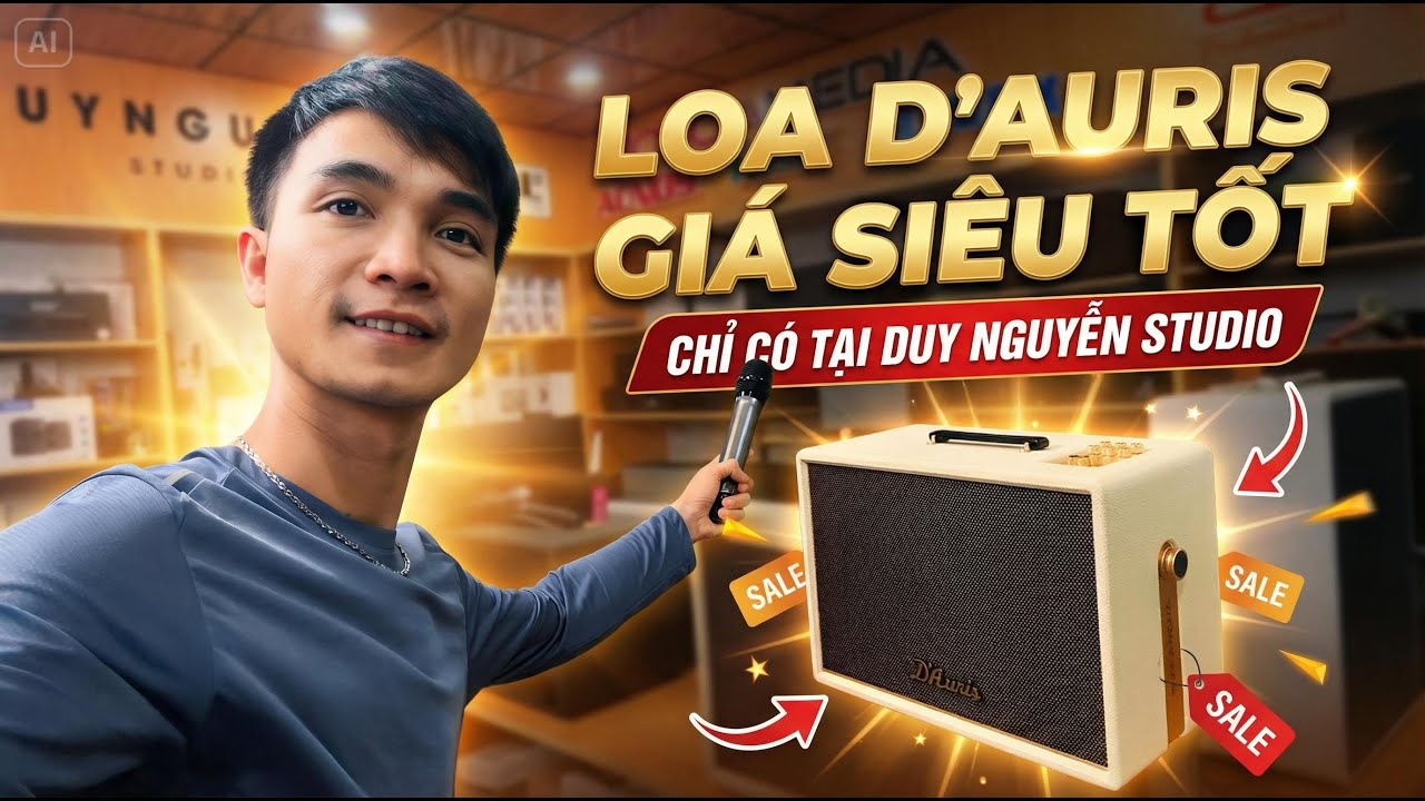 LOA MỚI GIÁ SIÊU TỐT CHO ANH EM CHƠI TẾT : D'AURIS 300