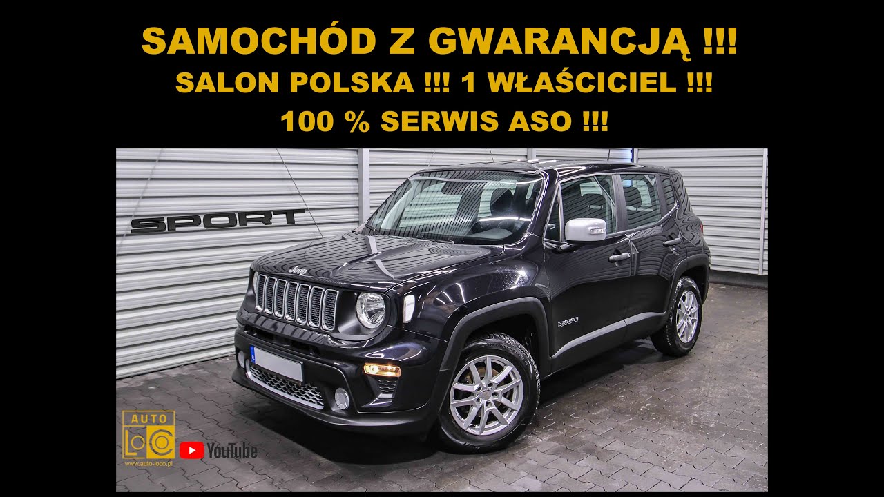 auto-leszno.otomoto.pl - Prezentacja JEEP RENEGADE SPORT  AUTOTEST LESZNO