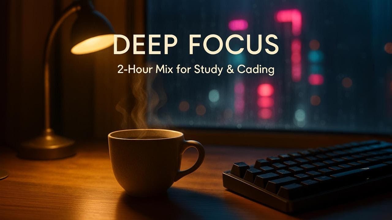 DEEP FOCUS 集中 | 2-Hour Music for Studying, Programming & Concentration | Lofi & Binaural Beats