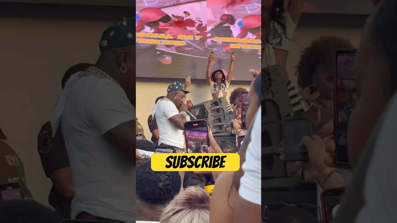 DA BABY performing at a POOL PARTY n Houston