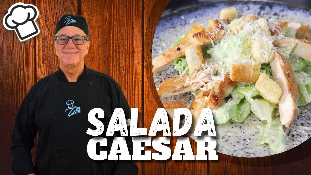 Descubra como fazer SALADA CAESAR | Chef Zeca