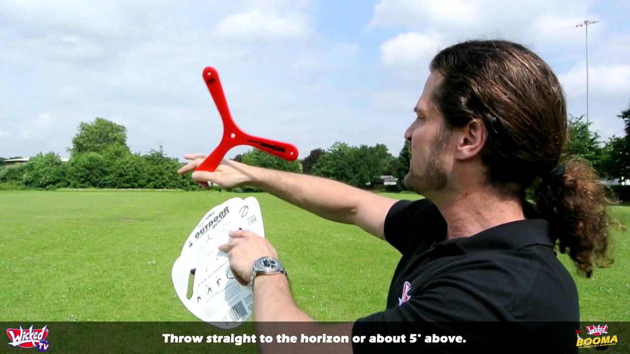 Wicked Outdoor Booma - How to throw a boomerang