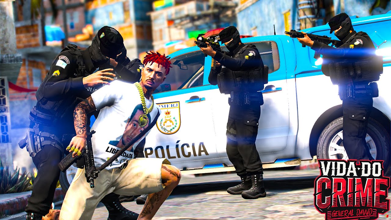 GTA 5 : VIDA DO CRIME - 😱 O DIA CHEGOU 😭 JAUM 157 FOI PRESO🔒 E AGORA ? - EP.41