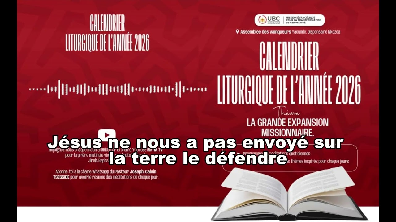 Méditation du 11-02-26 Thème : Délivrance Guérison et multiplication