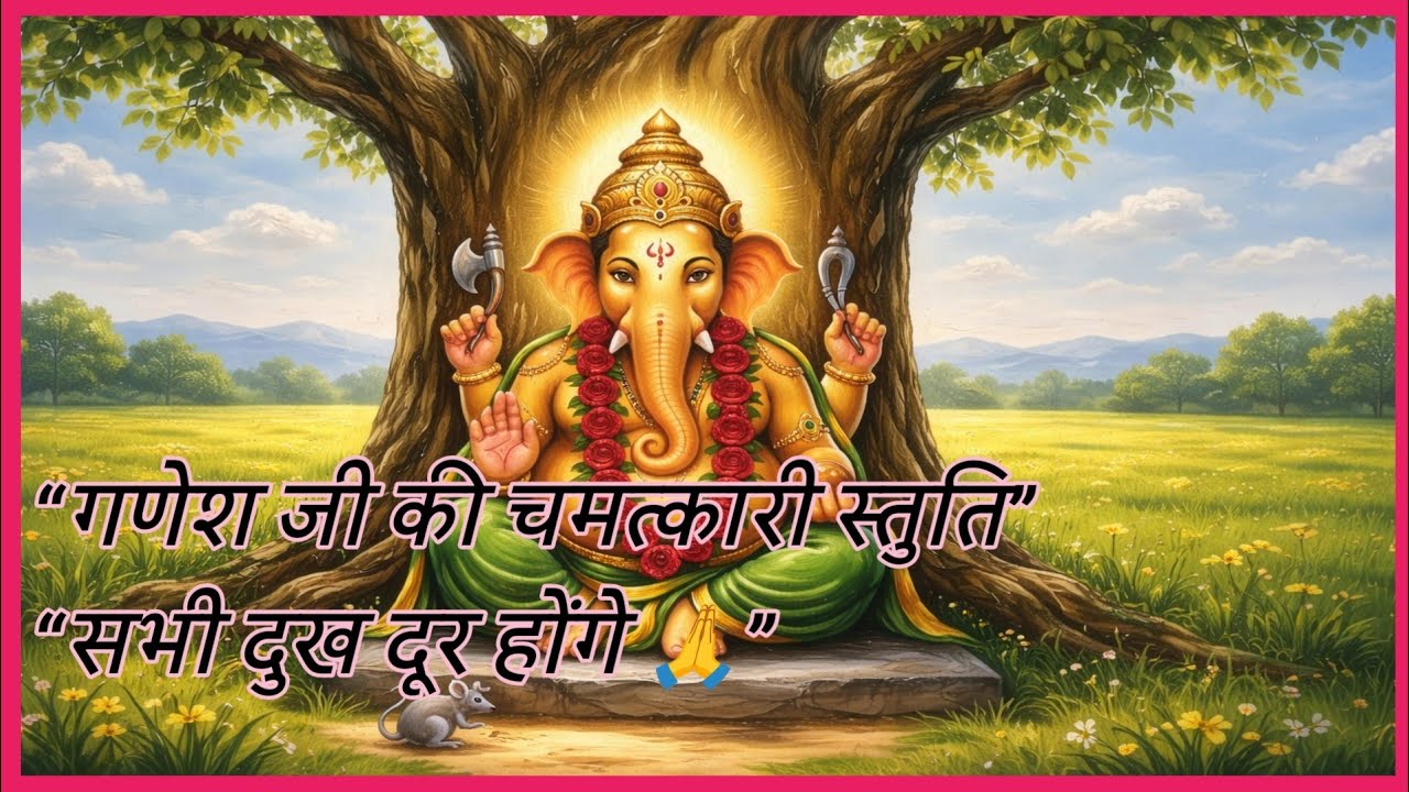 गजाननं भूतगणादि सेवितम् | Ganesh Mantra Nonstop 1 Hour | बुधवार विशेष गणेश स्तुति