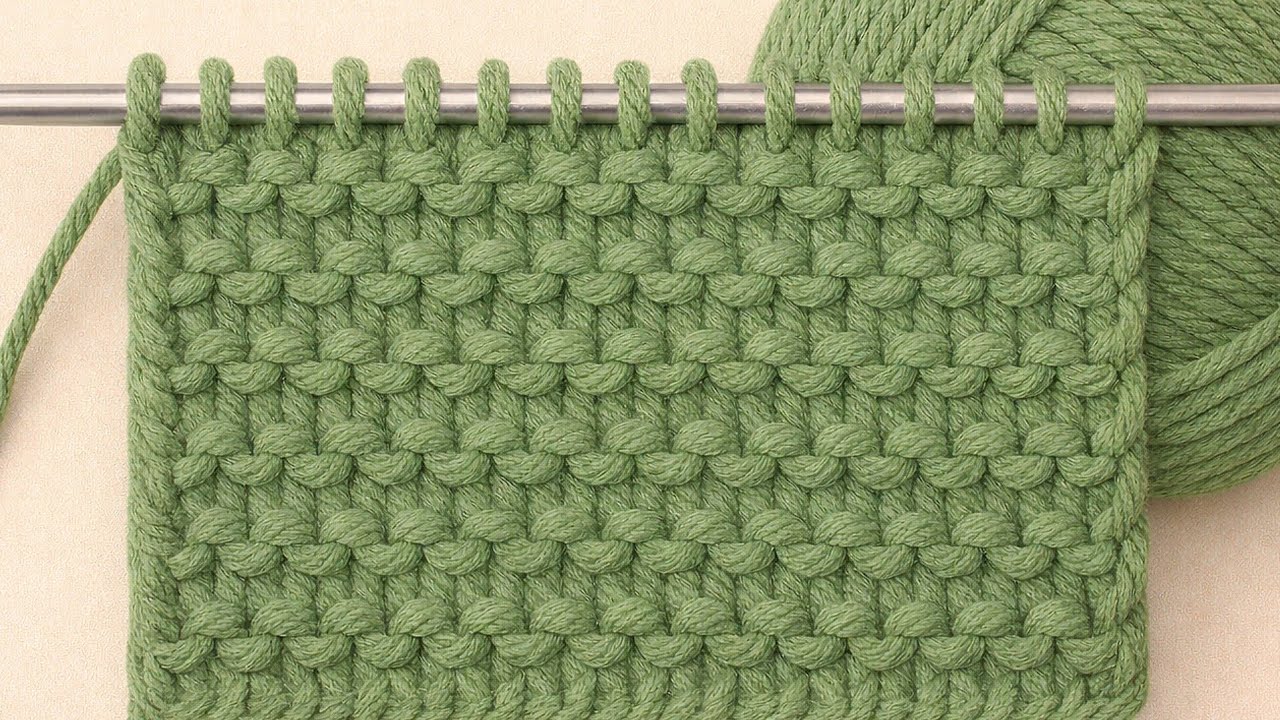 Вау! 🧶 Самый простой и быстрый способ. Невероятно красиво! Вязание лицевым швом.