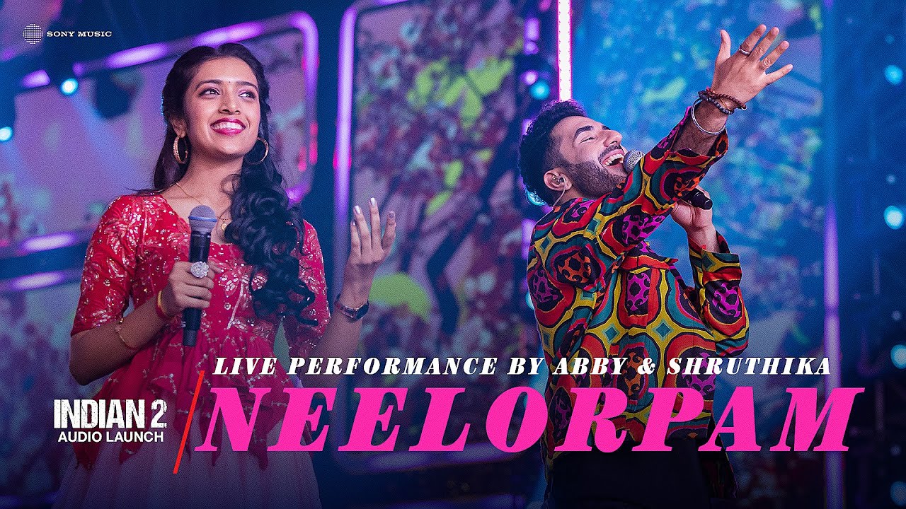 Neelorpam Live Performance by Abby & Shruthika | Indian 2 Audio Launch | Anirudh | Kamal Haasan