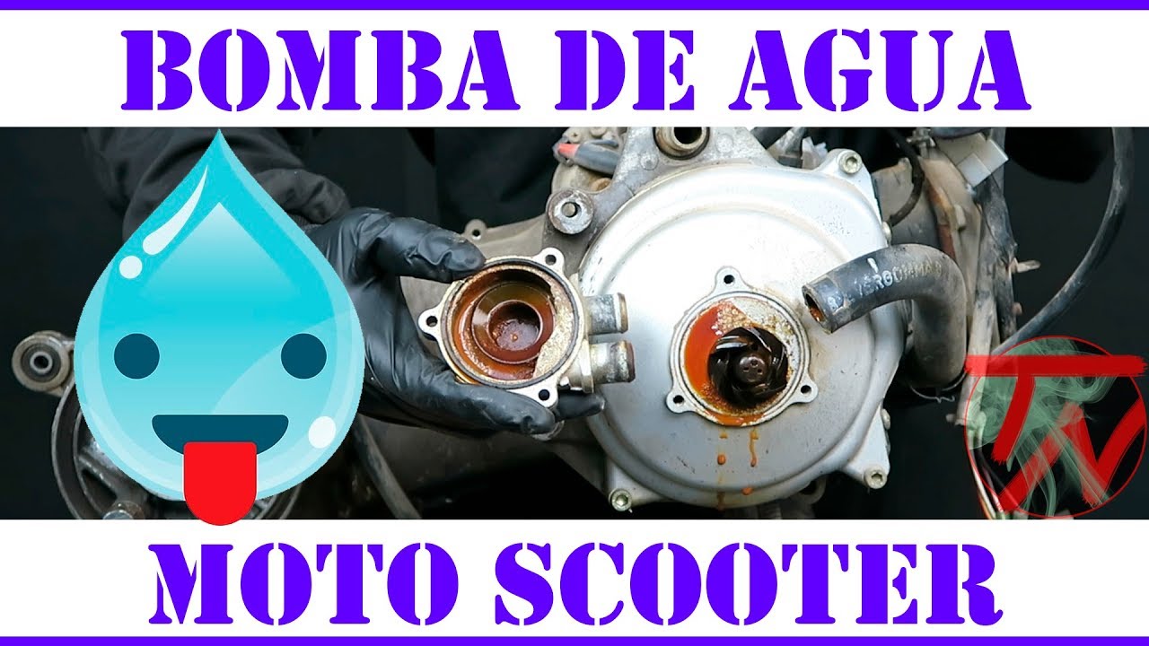 Reparar BOMBA de AGUA scooter MOTO 🛵💧