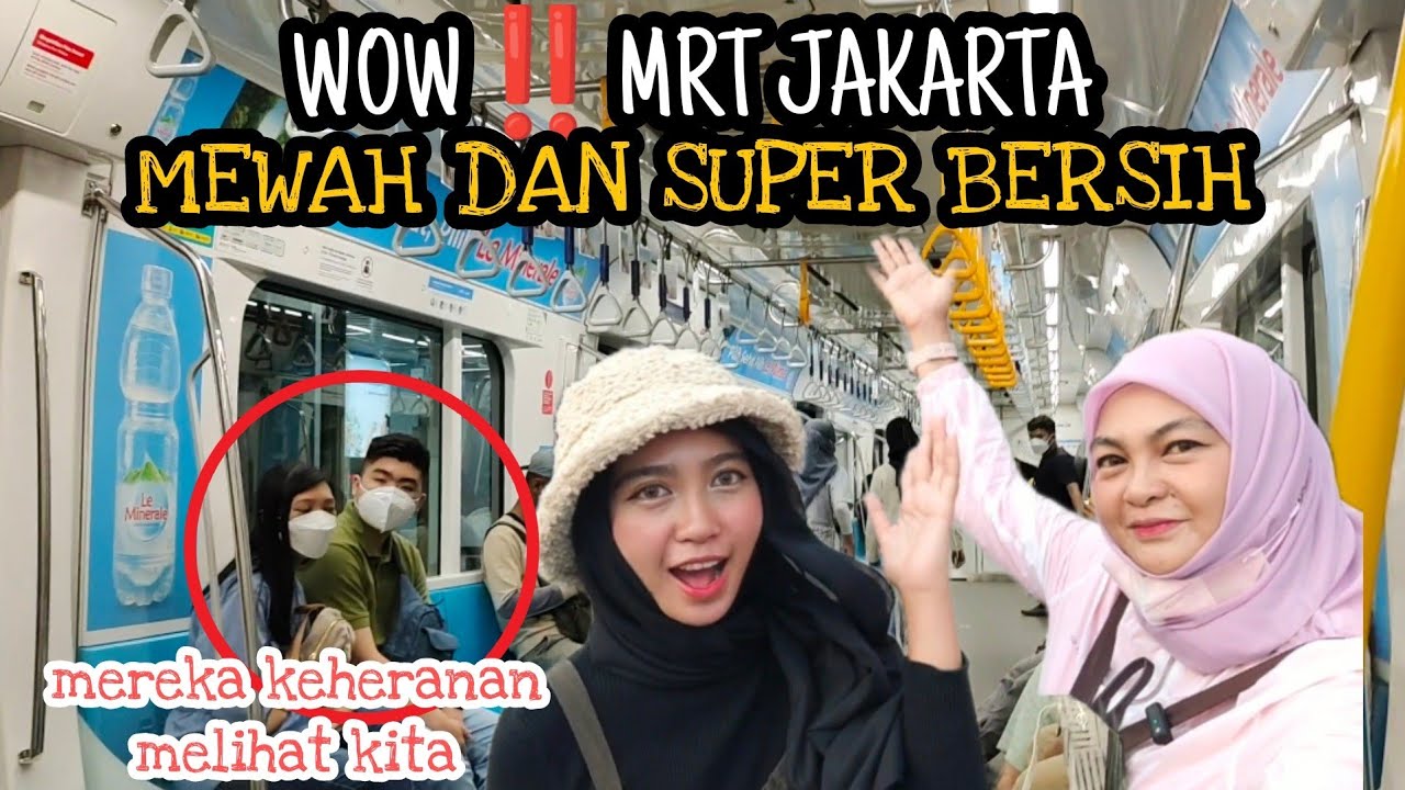 HAPPY DAN TERHARU IMPIAN KITA NAIK MRT SELAMA INI TERLMAKBULKAN,TERIMA KASIH INDONESIA😭