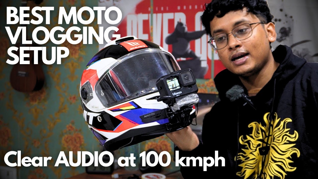 How to set up Go pro Moto Vlogging Setup?