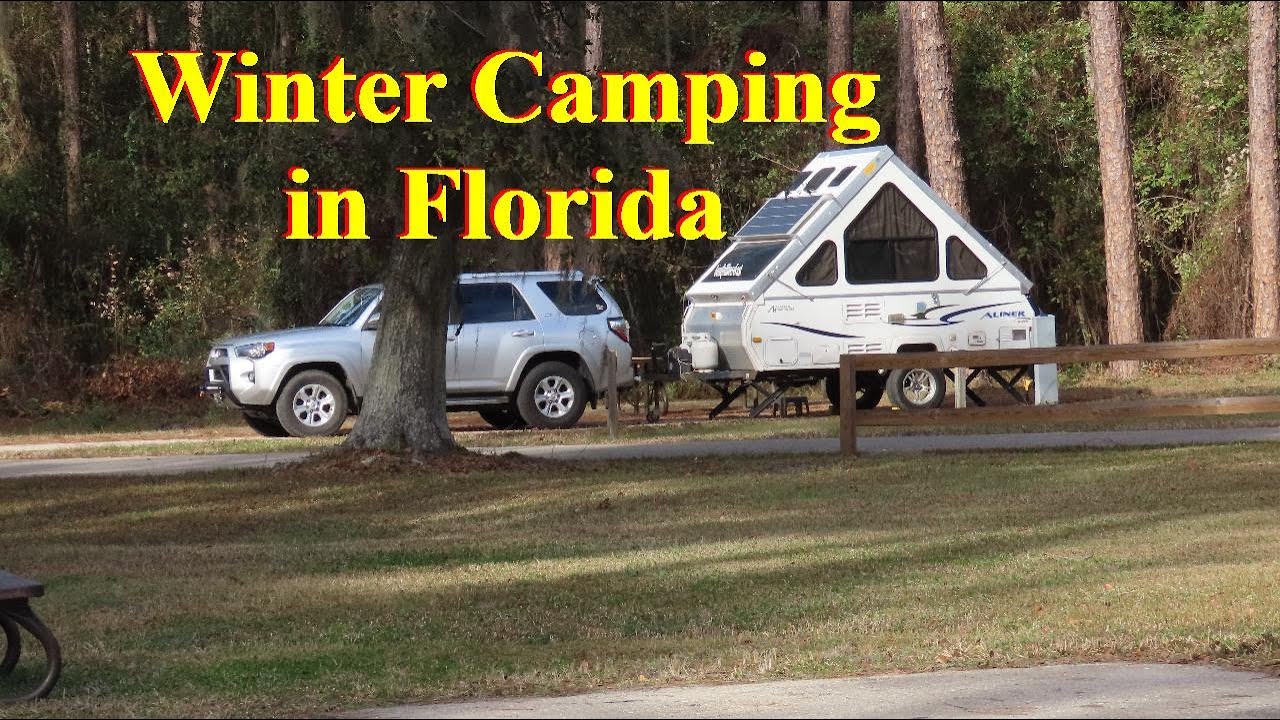 A Great Winter National Forest Campground with all kinds of accommodations. Ocean Pond Campground NF