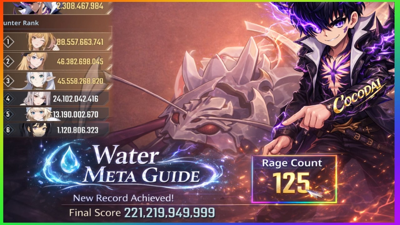 (ANTQUEEN) WATER Meta – RC 125  [ 수속성 개미여왕 메타 125격노 가이드]