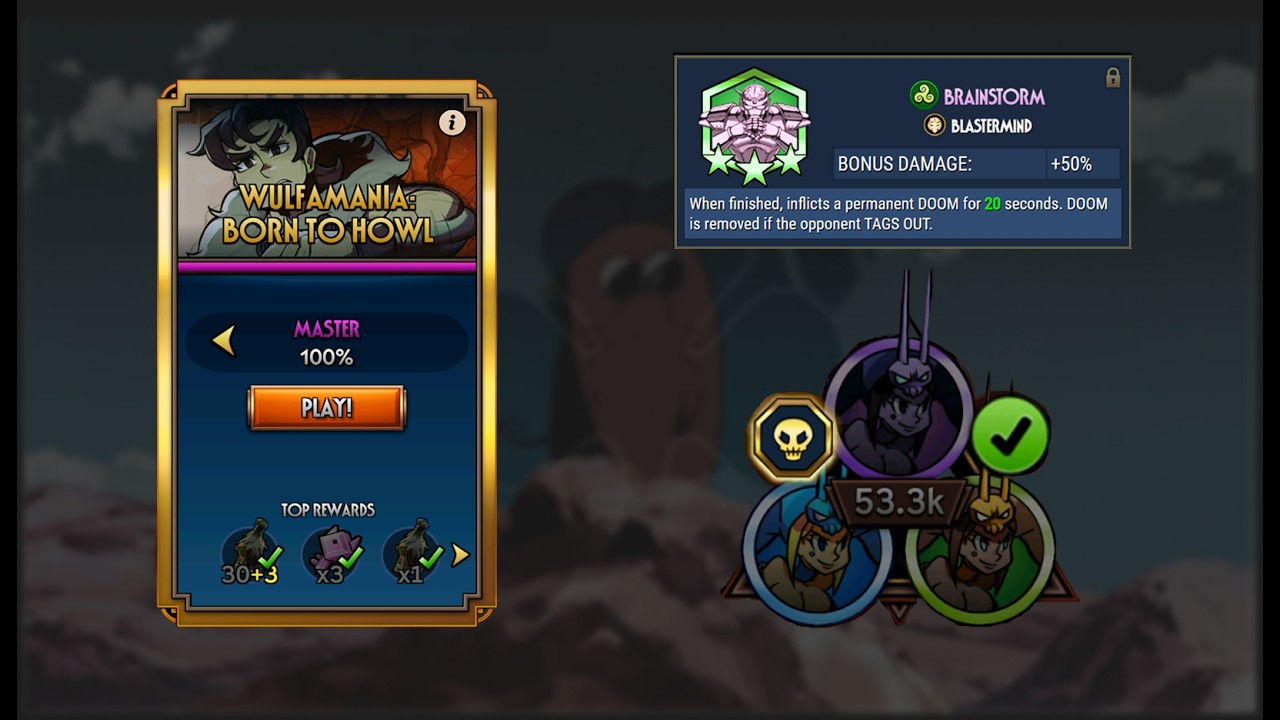 Triple Cerebella node in Beowulf MASTER story [EASY]